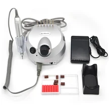 Профессиональный электрический ногтей комплект Типсы Маникюр машина электрическая ногтей Книги по искусству ручка Педикюр 6 Биты ногтей Книги по искусству ящик для инструментов Новые подарок