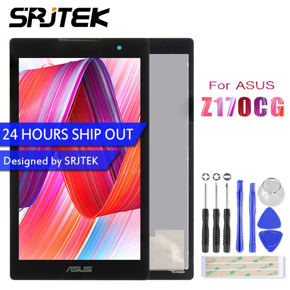 Original 7'' For Asus ZenPad C 7.0 Z170 Z170CG LCD Display+Touch Screen Digitizer Sensors Glass Full Assembly Tablet Pc