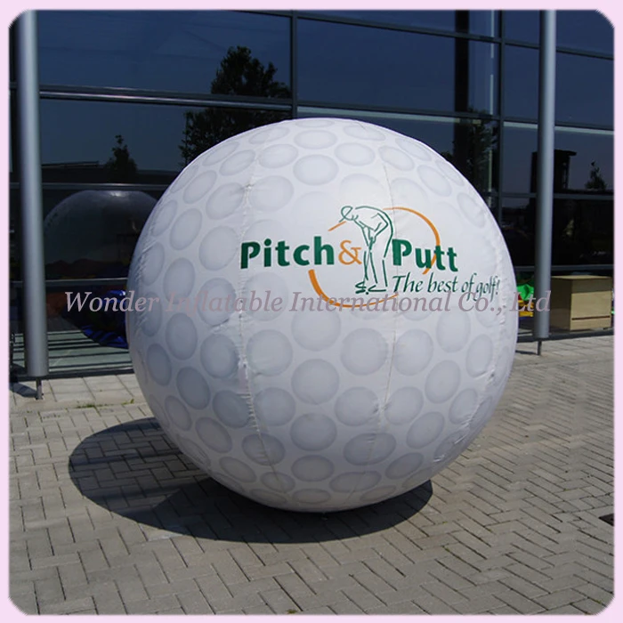 Custom 10ft giant inflatable golf ball/inflatable golf model golf