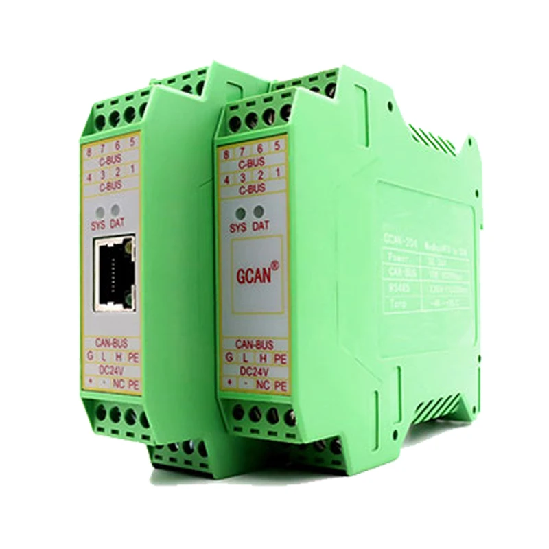 

Industrial grade Modbus RTU to CAN bus converter gateway with DIN rail GCAN-204