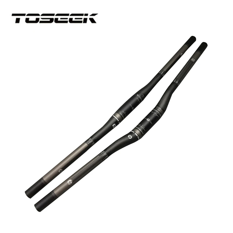 TOSEEK 3К Матовый углеродный Руль управления для мотоциклов велосипелов походов в