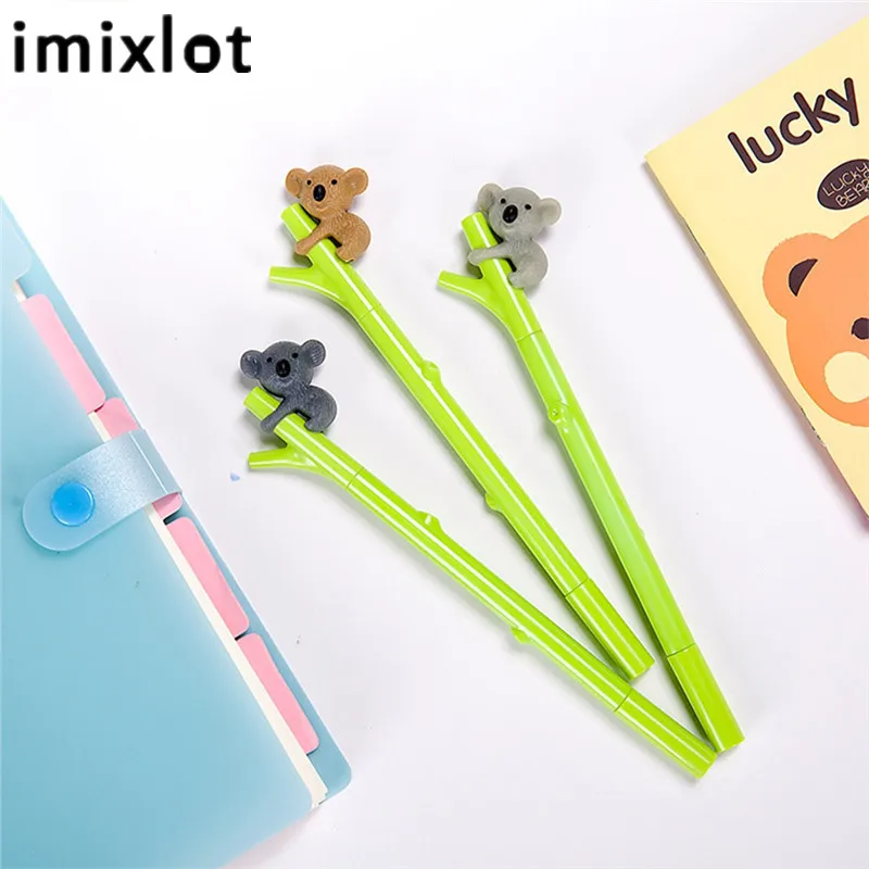 Imixlot 0 5 мм Милая креативная ручка Koala для детей школьные и офисные принадлежности