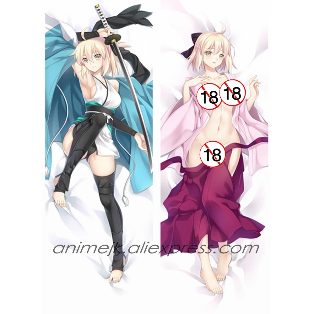 Аниме JK FGO Fate/Grand Order Okita Souji Sakura Saber Dakimakura Чехол для подушки тела чехол