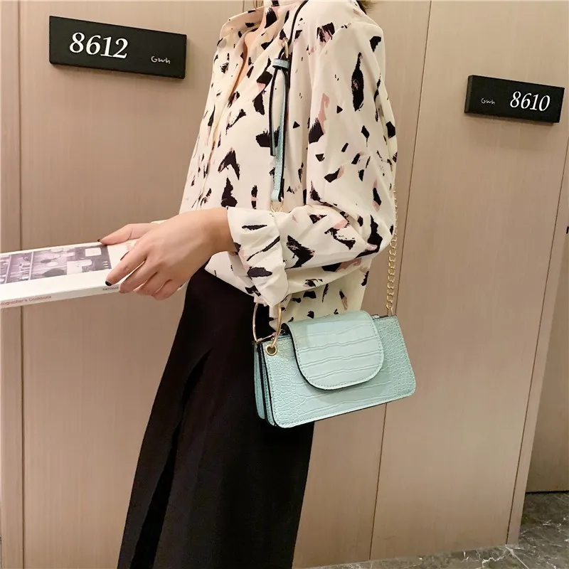 

Fashion Crossbody Bags For Women 2019 New High Quality PU Leather Women Deisnger Handbags Chains Female Shoulder Messenger Bags