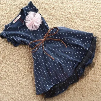 

Dresses For Grils Summer 2018 New Girls Clothes Cotton Dot Kids Baby Dresses Vestidos infantil 0-6 y