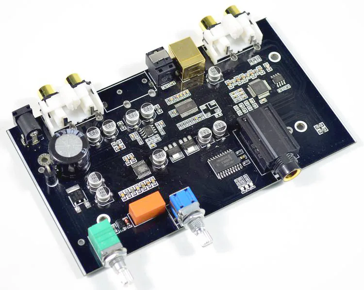 xiang sheng PCM5100 dac board MS8416 fiber optic USB audio volume control decoder board NE5532 op amp dac board