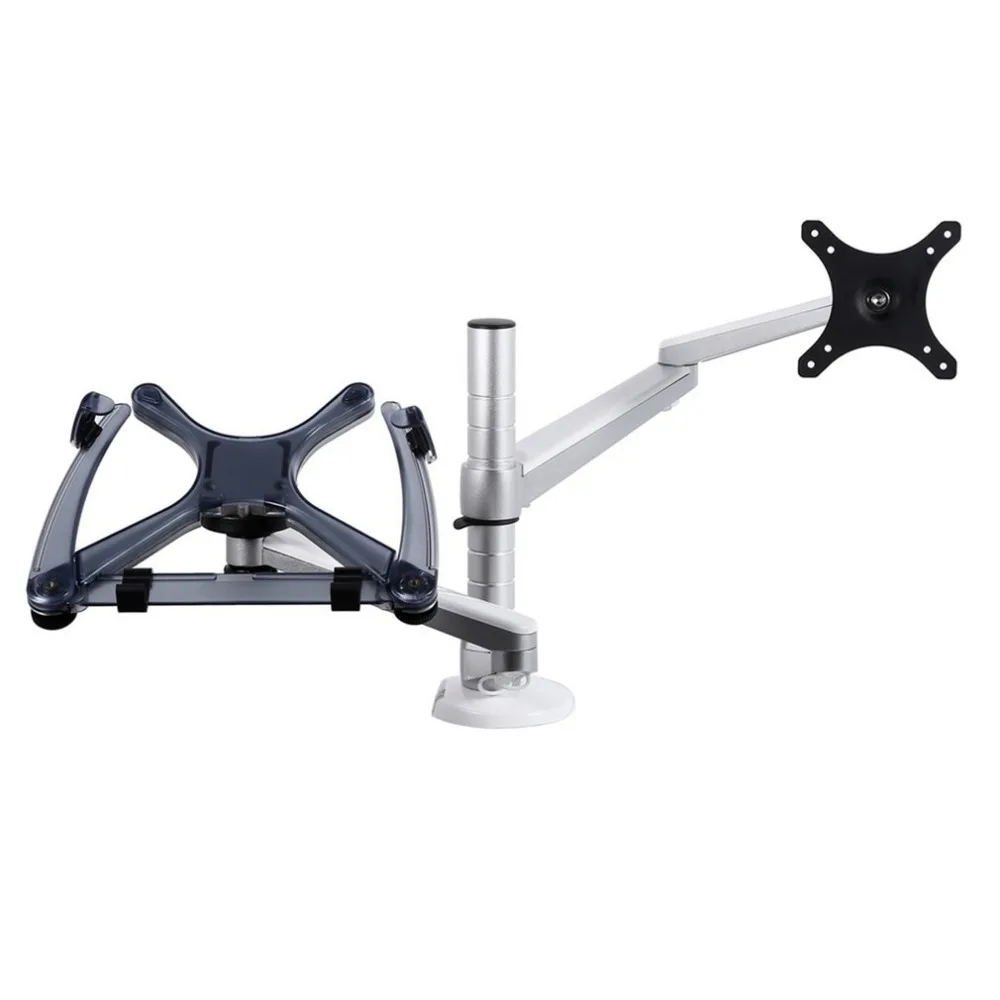 LESHP OA 7X 2 In 1 Combination Bracket Stand Adjustable Dual Arm Laptop