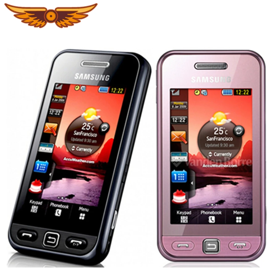 S5230 Оригинальный разблокированный Samsung Hello kitty версия MP3 плеер с одной картой