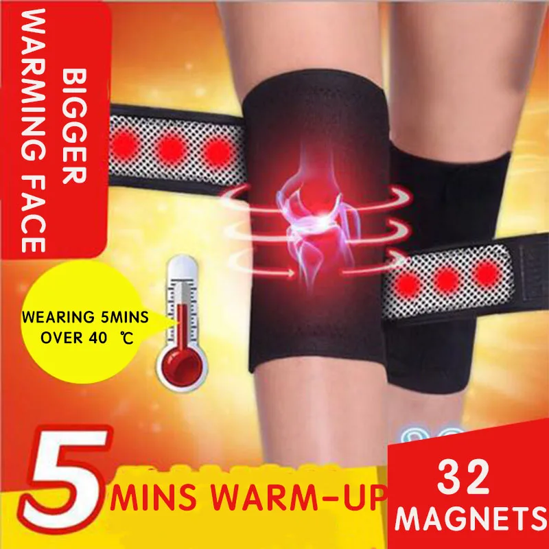 

New self-heating Kneeling Keep Warm Magnet Magnetic Therapy Knee Protector and Support For Cold Knee Knee Pain Knee pad