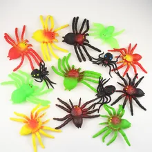 Хэллоуин черный TPR имитация паука в форме резины Дети/Детская игрушка
