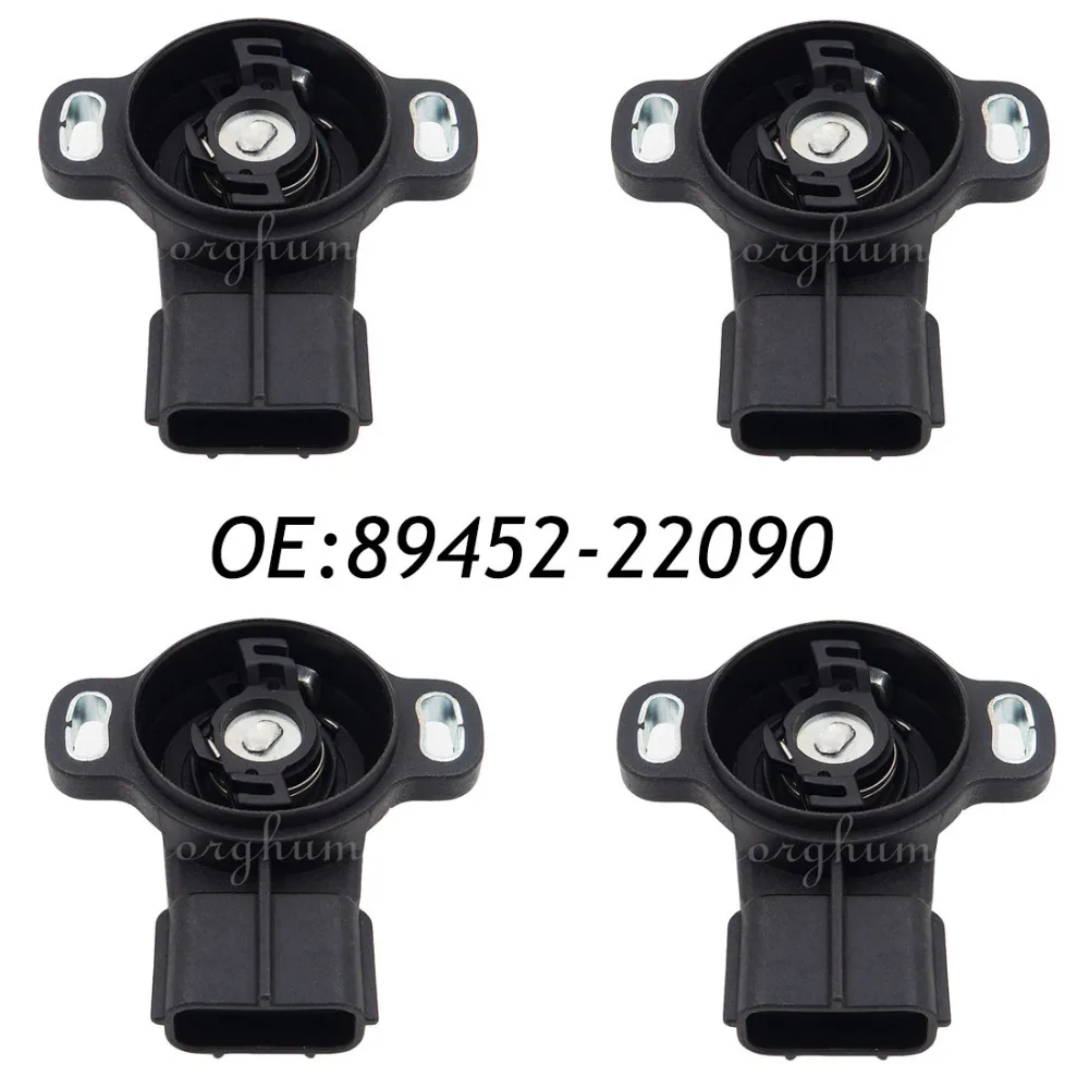 4PCS 89452 22090 Throttle Position Sensor TPS Fits Lexus LS400 Toyota Camry RAV4 Corolla Celica 198500