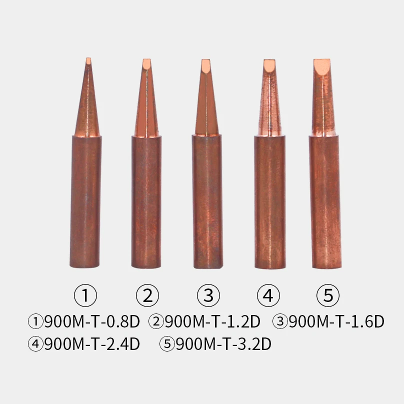 10 шт./лот 900M-T-3C диамагнитный медный наконечник паяльника бессвинцовый наконечник паяльника 933.376.907.913.951, 898D, 852D+ паяльная станция