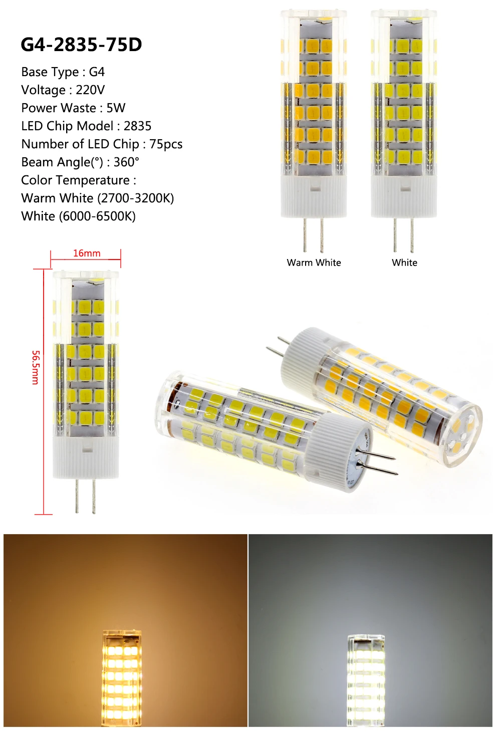 Светодиодный Lampen уличная лампа свет G4 AC 220 V COB светодиодный лампы светодиодный свет лампы белый/теплый белый Сменные галогенные лампы