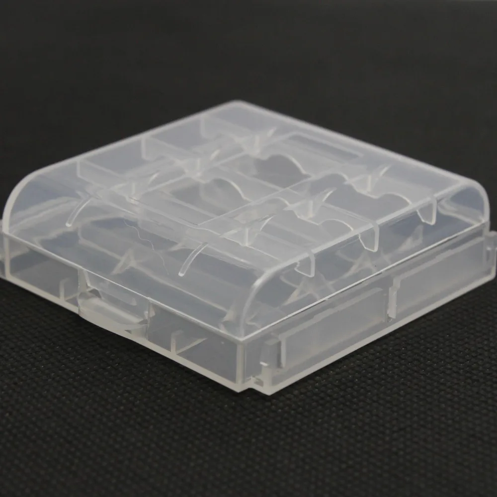 Portable Hard Plastic Battery Case Holder Storage Box for 4 x Batteriesin Battery Storage Boxes