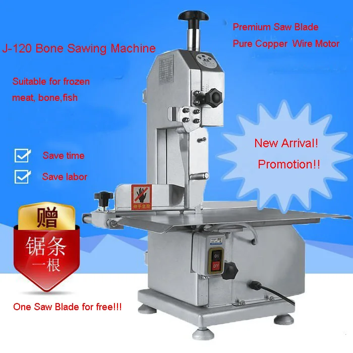 

Bone sawing machine Electric Slicer for Meat & Bone fish beef Ribs Commercial Bone cutting machine Frozen meat cutter 110V/220V