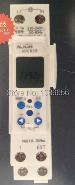 Timer Switch 220v 16a Programmable Digital Mini Time Relay Ahc808 ...
