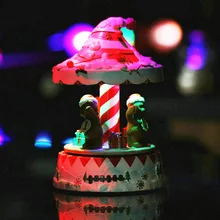 Карусель свет искусственная подсветка подарок на день рождения для девочки Рождественский подарок