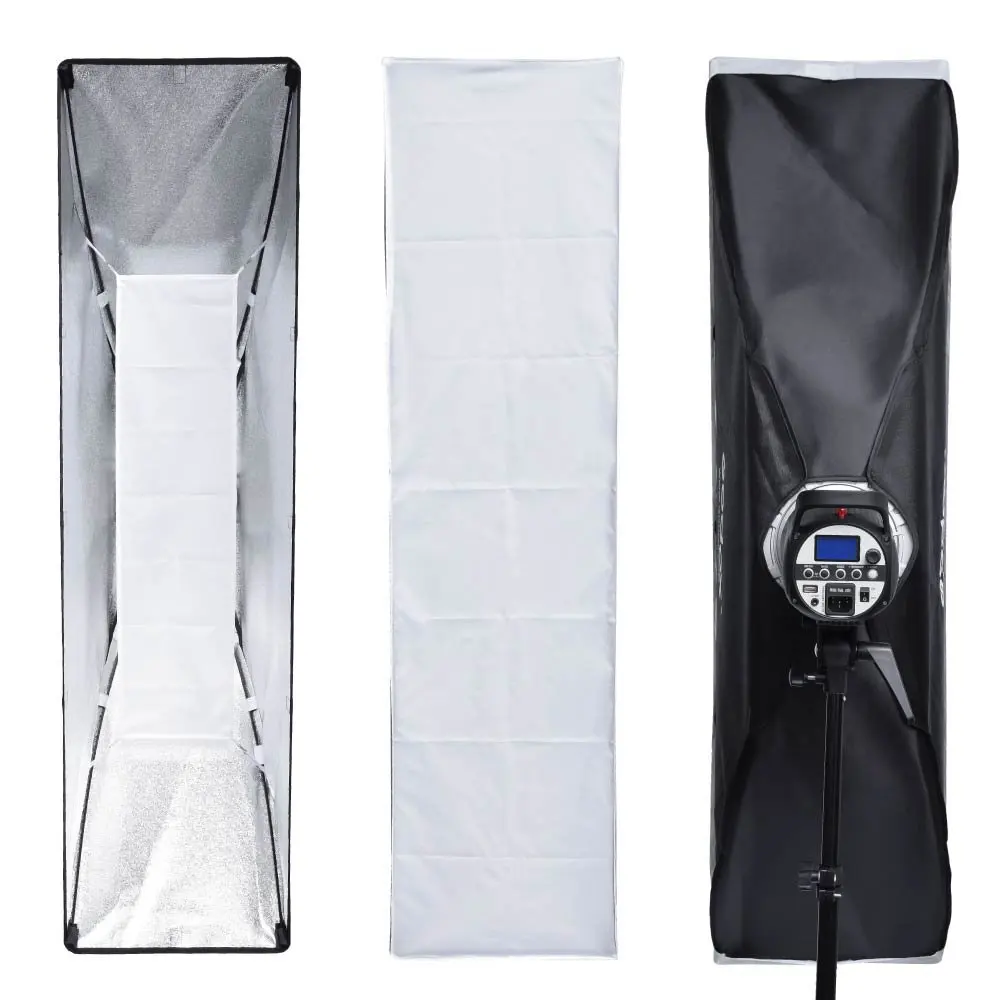 Складной софтбокс Godox 30x120 см/12 &quotx 47&quot с креплением Bowens Elinchrom Balcar Hensel Broncolor Multiblitz