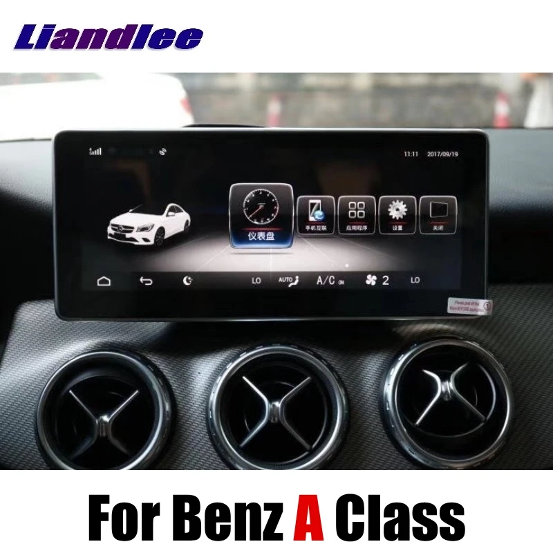 Top Liandlee Car Multimedia Player NAVI For Mercedes-Benz MB A Class W176 2013~2018 Car Radio Stereo CarPlay Adapter GPS Navigation 1