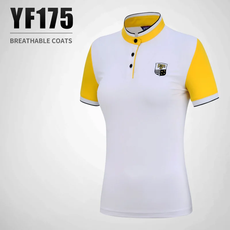 

PGM Golf Clothes Ladies Short Sleeve T-shirt Summer Sports Jacket Sports Suit