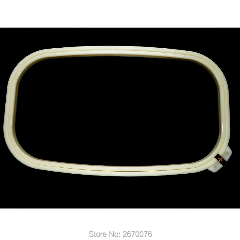 

Plastic Cross Stitch Hoop Oval 7.1*13' Adjustable Rectangle Ivory Embroidery Frame For Embroidery Hoops Stitch Buddy 1pc Retail