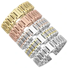 Металлический ремешок из нержавеющей стали для наручных часов 14 мм 15 мм 16 мм 17 мм 18 мм 19 мм 20 мм 21 мм 22 мм 23 мм 24 мм ширина для подарка