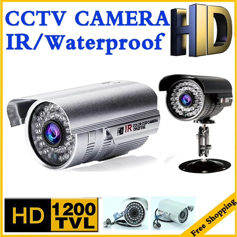 

Real 800/1200TVL 1/3"cmos Surveillance Video Waterproof IP66 Outdoor Security Hd Infrared Meter Cctv Camera IR-CUT Night Vision