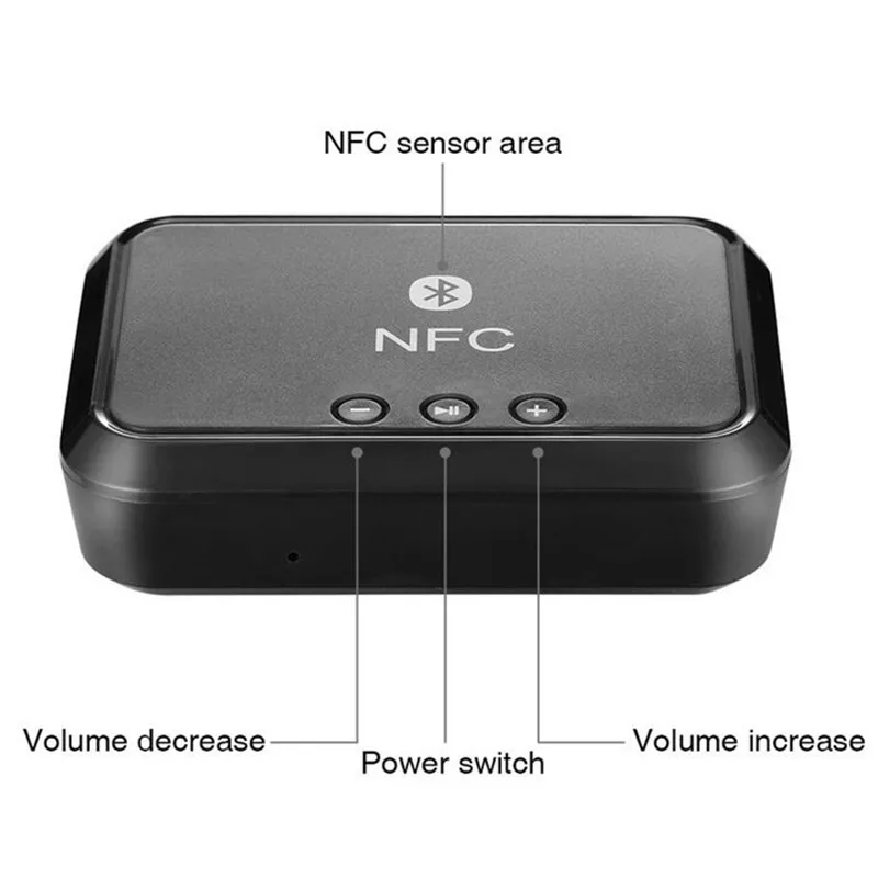 Bluetooth приемник VIKEFON NFC/USB для чтения музыки стерео беспроводной адаптер 3 5 мм AUX/RCA