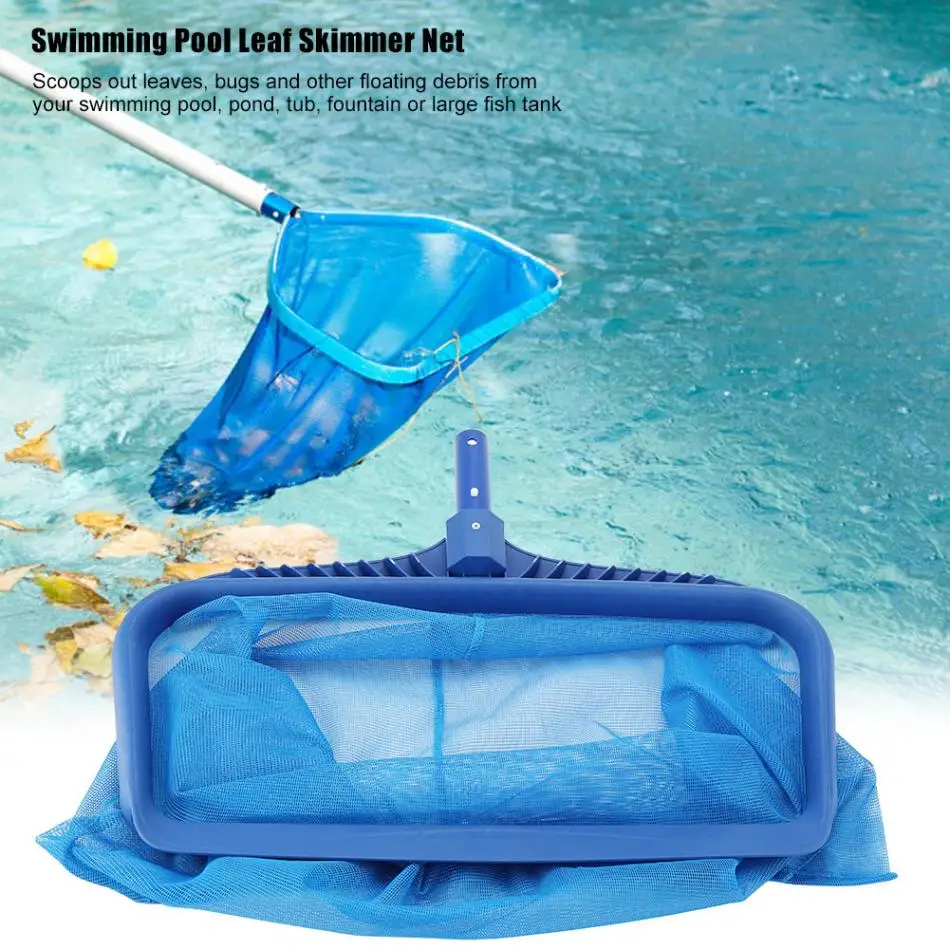 ABS Портативный легкий листьев Скиммер тонкая сетка глубокий мешок бассейн пруд Ванна эффективный инструмент очистки