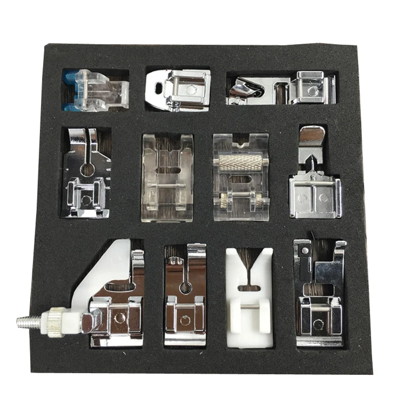 

11pcs Mini Multifunction Presser Foot Spare Parts Accessories Presser Foot Set For Sewing Machine Brother Singer