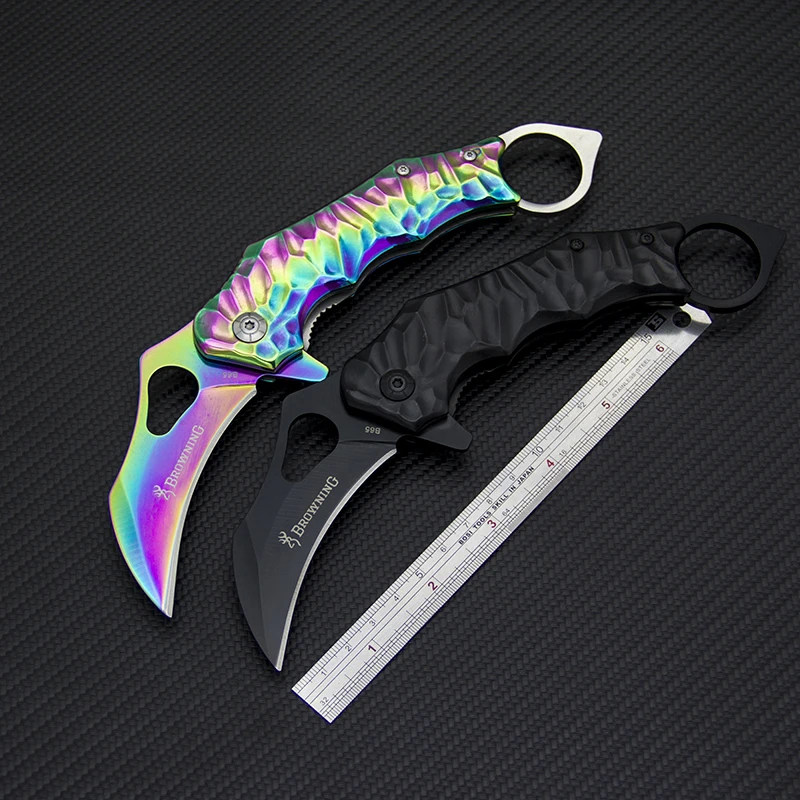 

Toplu EDC Tactical Folding Knife D2 Steel Utility Pocket Knife Outdoor Tools Survival Folder Knives Self Defense Hunting Tools