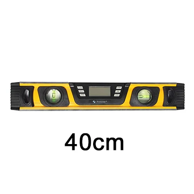 PROSTORMER электронный цифровой уровень транспортир-угломер угол поиска 40 см/60 см ЖК-экран с магнитами Nivel цифровой уровень - Цвет: Yellow 40cm