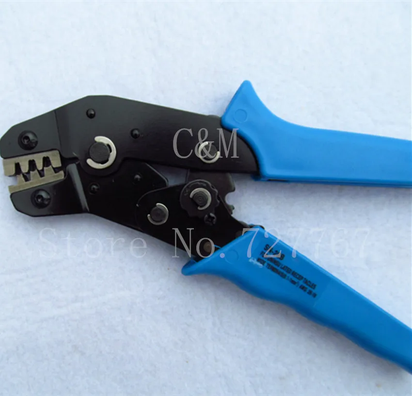 SN-28B Pin Crimping Tool 190mm 28-18AWG Crimper For Dupont JST-SM Blue US
