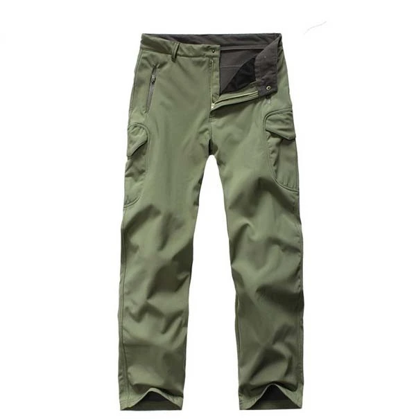 Камуфляжная флисовая тактическая куртка мужская спортивная верхняя одежда водонепроницаемая ветрозащитная куртка армейская походная верхняя одежда - Цвет: green pants