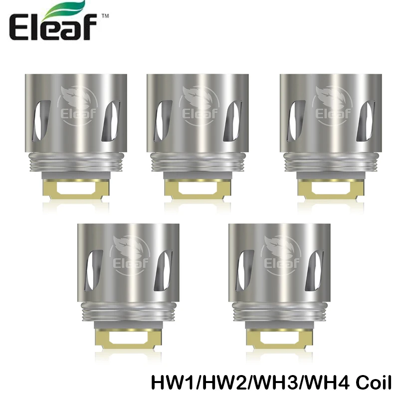 

5pcs/lot Eleaf HW1 / HW2 / HW3 / HW4 Coil 0.2ohm 0.3ohm for Ello T atomizer for iStick Pico 21700/iJust NexGen/Eleaf TESSERA Kit