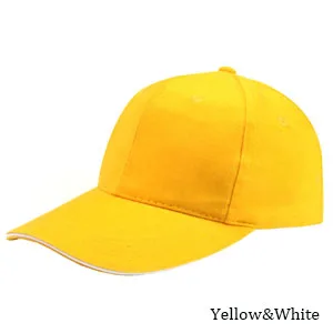 Longkeader, кепки s для женщин и мужчин, пустая бейсболка, шляпы с сеткой, унисекс, шляпа для взрослых, повседневная остроконечная шляпа, одноцветная, 10 шт./лот - Цвет: yellow