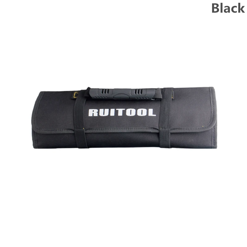 RUITOOL RollingTool сумка 580*350 мм водонепроницаемая сумка Оксфорд инструменты органайзер для хранения инструментов для электрика Инструменты - Цвет: Black