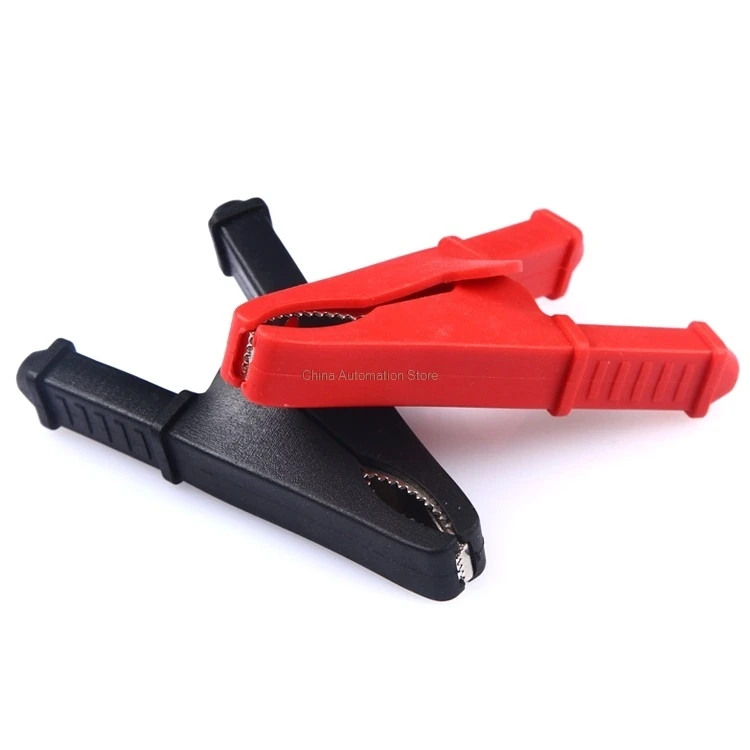 

2 Pcs Electrical test clips/cheap alligator clips Length 75mm battery clip