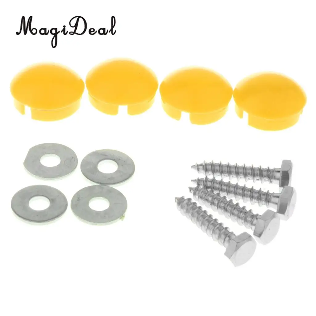 4 Pairs Durable Plastic Safety Nonslip Handle with Fixing Screws Kits Kids Outdoor Climbing Frame Wall Accessory