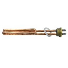 Water Heating Element 220V 2KW/3KW DN25 Thread Stainless Steel Electric Water Immersion Boiler Heater Electric Parts Water Heating Element 220V 2KW/3KW DN25 Thread Stainless Steel Electric Water Immersion Boiler Heater Electric Parts