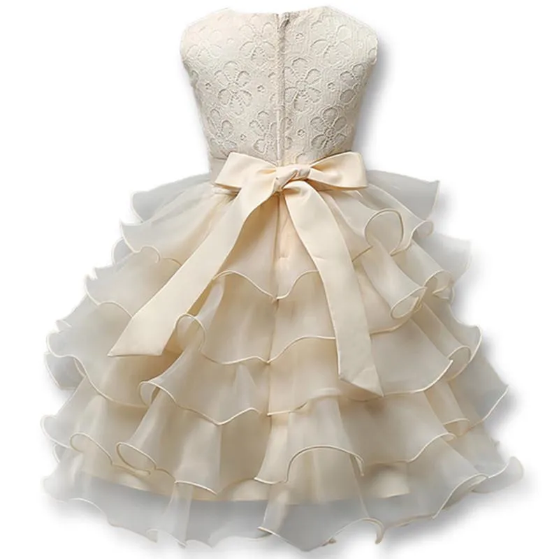 Best Selling A-Line Flower Girl Dresses Beading Lace Girls Pageant Dresses 2019 Girl Communion Dress Ruffles Kids Formal Wear (8)