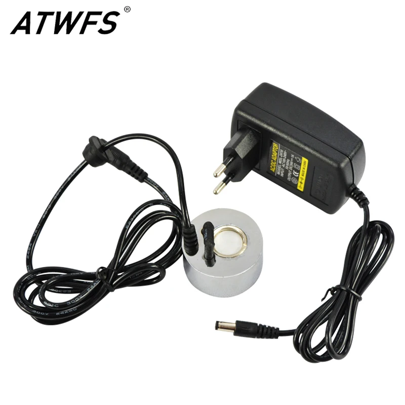 

ATWFS Aluminum Mini Mist Maker Fogger Water Fountain Pond Fog Machine Atomizer Air Humidifier