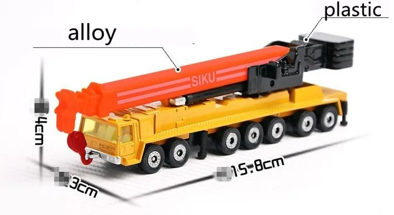 1: 87 сплав строительные машины, высокая моделирования инженерный танкер, SIKU-U1626 модель, развивающие игрушки