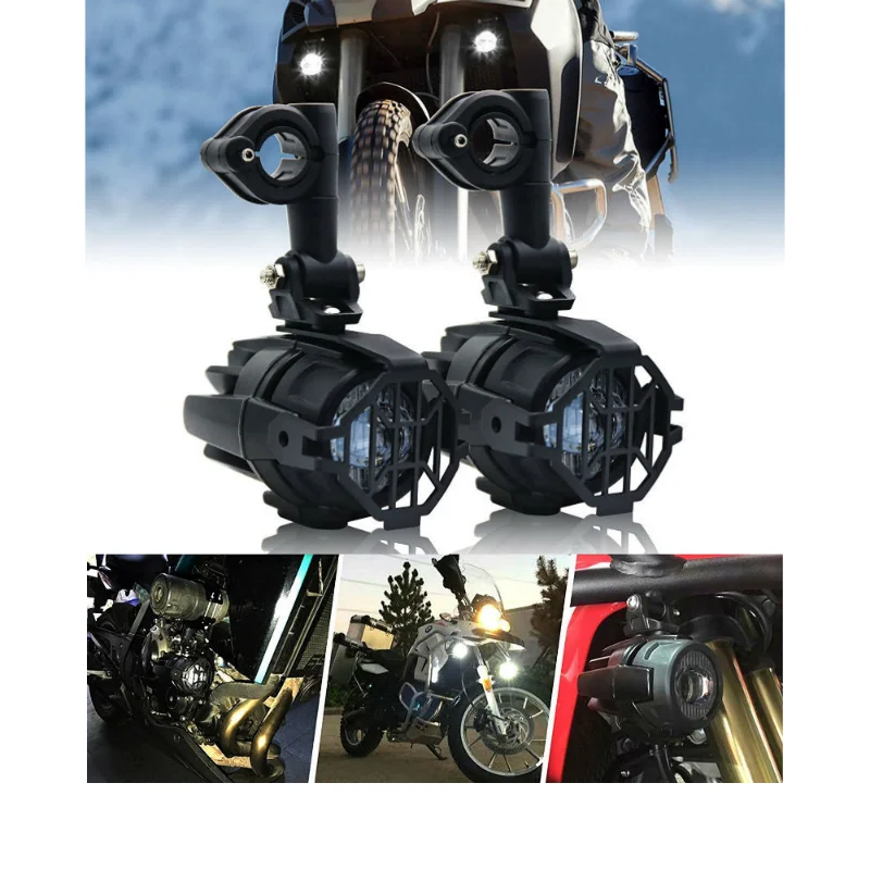 1 Pair 40W LED Auxiliary Light 6000K with Protect Guard Bumper LED