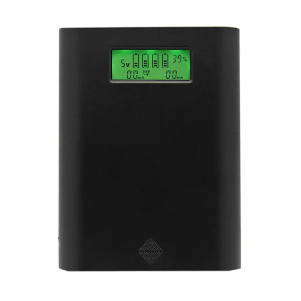 2016 Newest Soshine E3S LCD Display Mobile power bank box shell 3.5A output discharge 4 x 18650 battery charger with USB cable