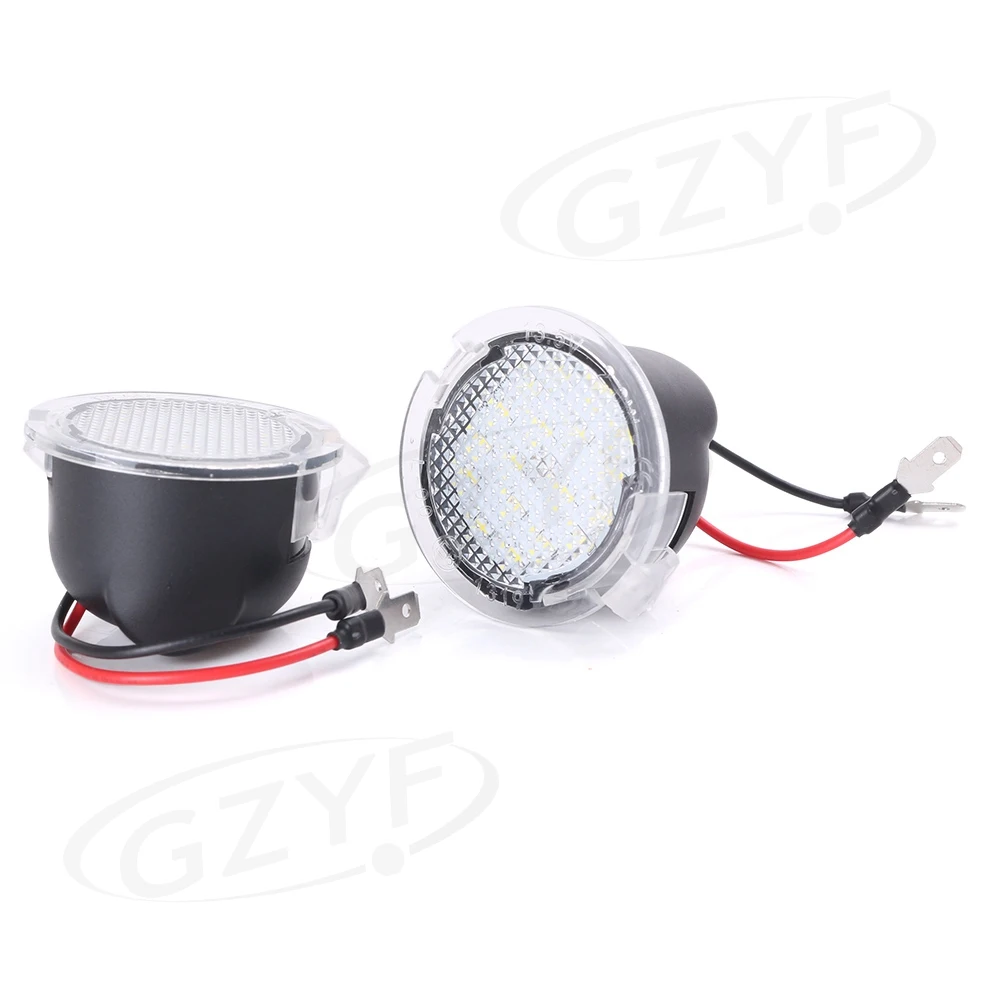 SMD LED Under Side Rearview Mirror Puddle Lights Turn Signal Lamp For Ford F150 & RAPTOR 2009-2014 Pair Super Bright