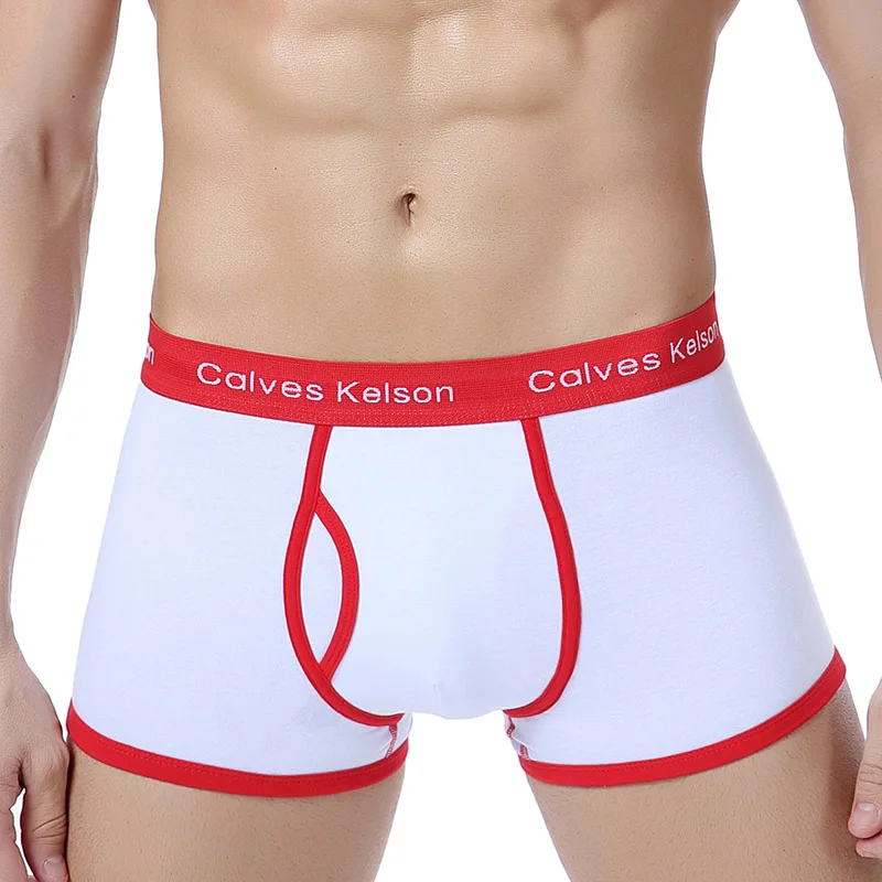 CalvesKelson 7Pcs/lot Brand Boxer Mens Underwear Cotton Men Big Short Colorful Breathable Solid Flexible Shorts Boxer Underpants 6