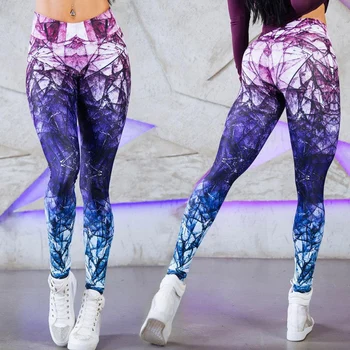 

Women Push Up Sport Professional Running Sport Fitness Trousers Sport Women Hot Printed Pants