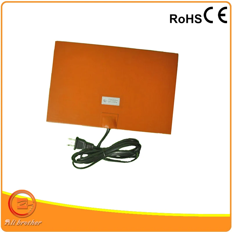 

Flexible Silicone 12v Heating Pad with High Temperature 3M Adhesive, 100x100mm 100w@12v