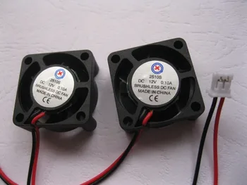 

100 Pcs Brushless DC Cooling Fan 5 Blade 2510S 12V 25x25x10mm 2Wire